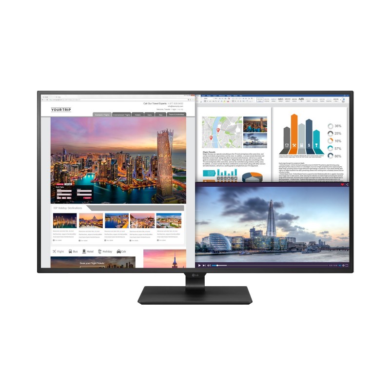 LG 43UD79-B - 42.5 - 4K Ultra HD - IPS - 8 ms - Negro - 43UD79-B