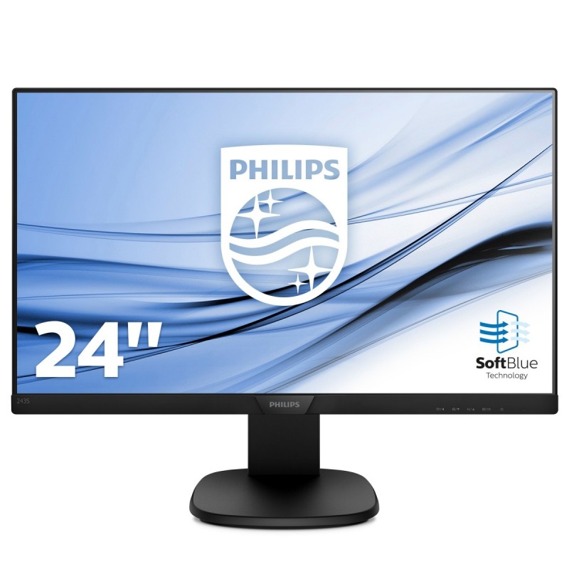 Philips Monitor LCD con tecnología SoftBlue 243S7EHMB 00, 60,5 cm (23.8"), 1920 x 1080 Pixeles, Full