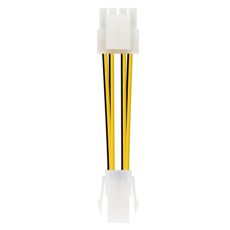 CABLE ALIM. 4PIN H-4+4PIN M 15CM NANOCABLE 10.19.1401