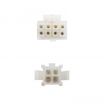 CABLE ALIM. 4PIN H-4+4PIN M 15CM NANOCABLE 10.19.1401