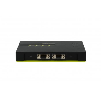 CONMUTADOR AUTOMATICO SOBREMESA LEVEL ONE V T M 1a4 CPUs USB CABLES INCLUIDOS KVM-0422