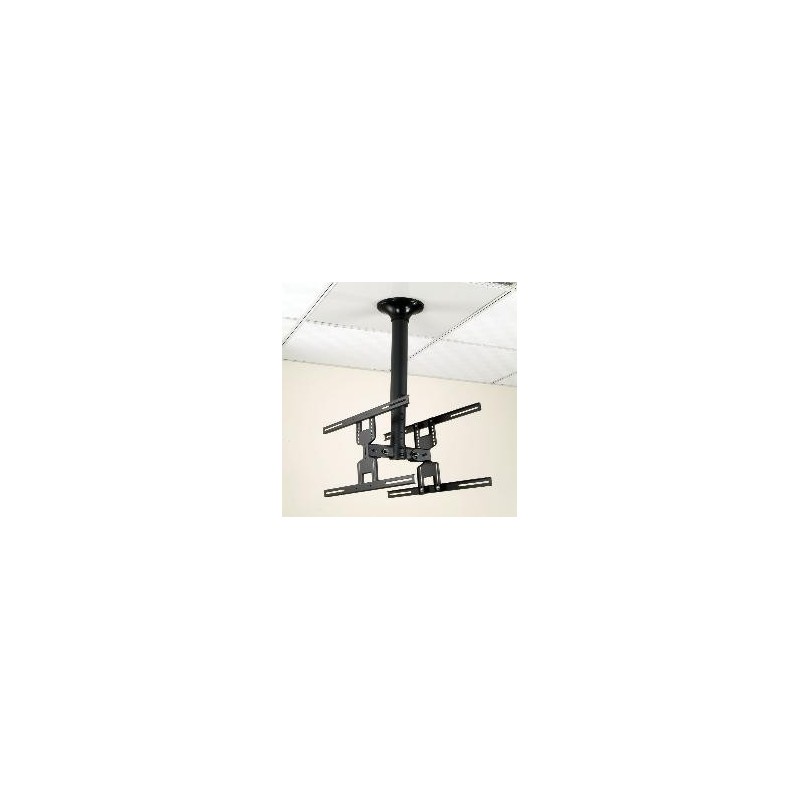 SOPORTE DOBLE DE TECHO PHOENIX PARA 2 PANTALLAS TV LCD DE 26 A 40 HASTA 70KG NEGRO PHTVDUALB