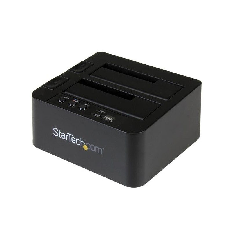 StarTech.com Base de Conexión Autónoma USB 3.1 (10Gbps) para SSD DD SATA de 2,5" y 3,5" - Dock con F SDOCK2U313R