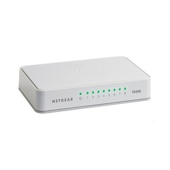 Netgear FS208 8 puertos RJ-45 10 100 Mb s Blanco FS208-100PES
