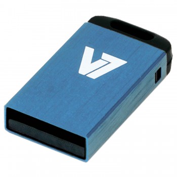 V7 Unidad de memoria flash USB 2.0 nano 32 GB, azul VU232GCR-BLU-2E