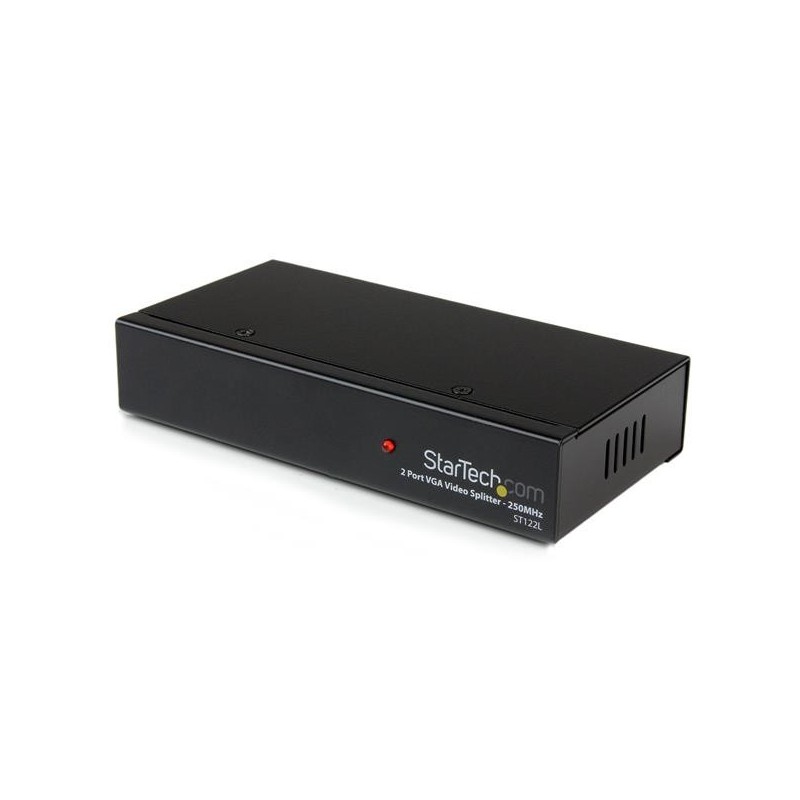 StarTech.com 2 Port VGA Video Splitter - 250 MHz - Bifurcador de vídeo - 2 puertos - externo ST122LEU