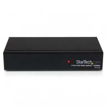 StarTech.com 2 Port VGA Video Splitter - 250 MHz - Bifurcador de vídeo - 2 puertos - externo ST122LEU