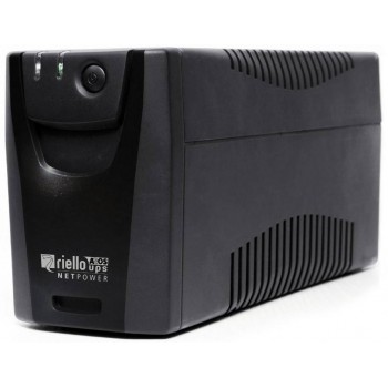 SAI OFFLINE RIELLO NPW 600 DE 600VA   360W 2XSCHUKO NEGRO NPW600S