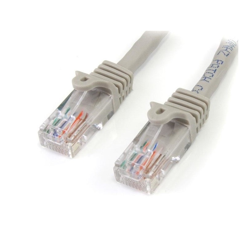 STARTECH 5M CAT5E GREY SNAGLESS CABL 45PAT5MGR