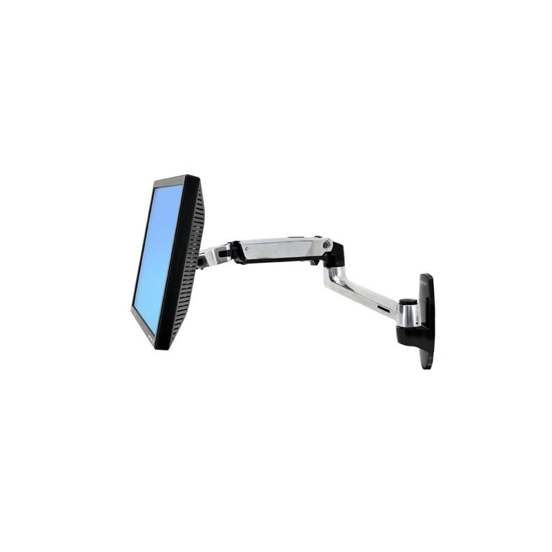 Ergotron LX Wall Mount LCD Arm, 9,1 kg, 81,3 cm (32"), 75 x 75 mm, 100 x 100 mm, Negro 45-243-026