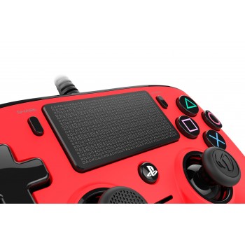 NACON Compact Controller Colour Edition, Gamepad,  PS4OFCPADRED