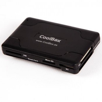 LECTOR TARJETAS EXTERNO + DNIe + SIM NEGRO CRE-065
