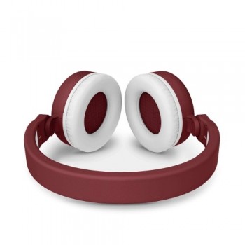 Energy Sistem 445790 auriculares para móvil Binaural Diadema Rojo, Blanco