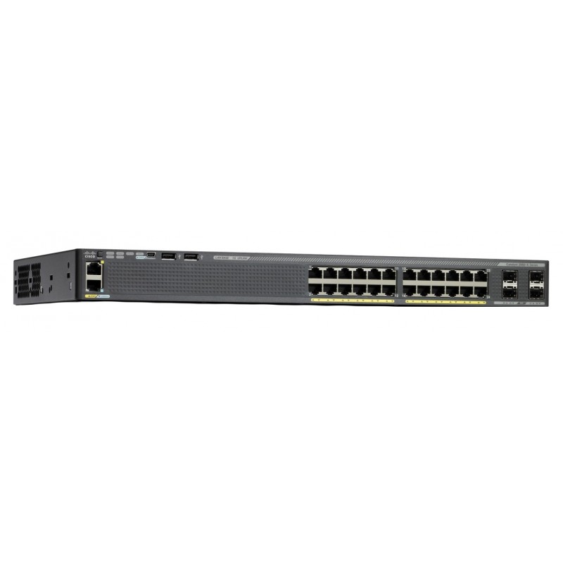 Switch Cat 2960-X 24GigE 370W 4x1G SFP WS-C2960X-24PS-L