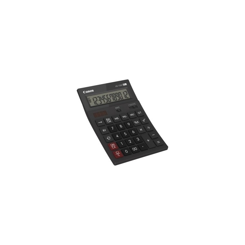 CANON CALCULADORA SOLAR Y PILAS AS 1200 12 DÍGITOS 1 AÑO GARANTÍA 4599B001AA