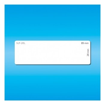 Etiqueta de Dirección Seiko SLP-2RL - Permanente Adhesive - 28 mm Width x 89 mm Longitud - Rectángul 42100607