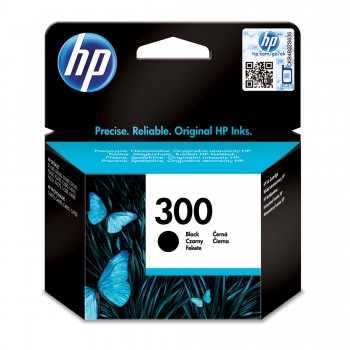Cartucho de tinta original HP 300 negro CC640EE