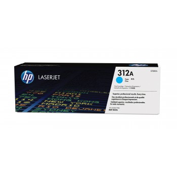 Cartucho de toner original LaserJet HP 312A cian CF381A