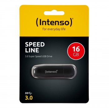 Intenso 16GB Speed Line 16GB USB 3.0 (3.1 Gen 1) Tipo A Negro 3533470