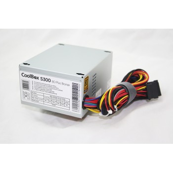 FUENTE ALIMENTACION SFX 300W COOLBOX 300S 80+ BRONZE COO-FA300SB COO-FA300SBZ