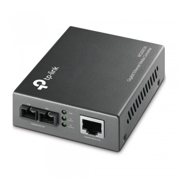 TP-LINK MC200CM - Conversor de soportes de fibra - 1000Base-SX, 1000Base-T - RJ-45   modo múltiple S