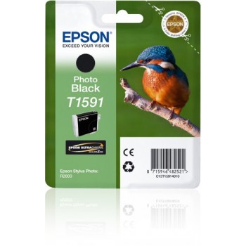 Cartucho Epson T1591 negro foto C13T15914010