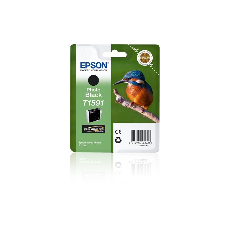 Cartucho Epson T1591 negro foto C13T15914010