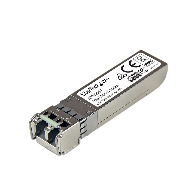 StarTech.com Módulo Transceptor SFP+ de Fibra 10 Gigabits - Compatible con HP JD092B - Multimodo LC  JD092BST