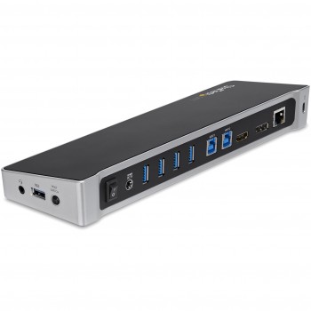 StarTech.com Replicador de Puertos USB 3.0 para dos Ordenadores Portátiles USB3DDOCKFT