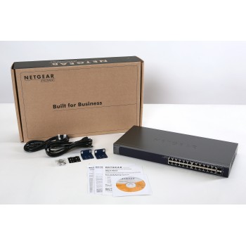 Netgear ProSAFE GS724Tv4 24 puertos RJ-45 Azul GS724T-400EUS