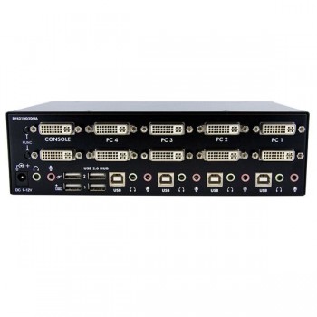 4 PORT DUAL DVI USB KVM SWITCH SV431DD2DUA