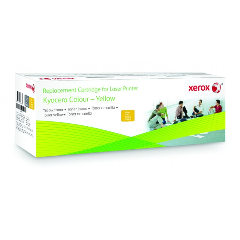 Compatible con Kyocera FS-C5300, FS-C5350 - Xerox Cartucho de tóner amarillo. Equivalente a Kyocera TK-560Y.