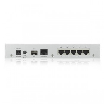 ZyXEL VPN Firewall VPN 50, 800 Mbit s, 150 Mbit s, Alámbrico, Ethernet (RJ-45), 12 W, 40,92 BTU h VPN50-EU0101F