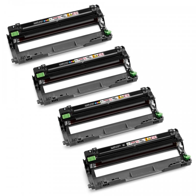 Kit Tambour DR-243CL Pour Imprimantes Brother - Noir, Cyan, Magenta, Jaune - Compatible Avec Plusieurs Modèles