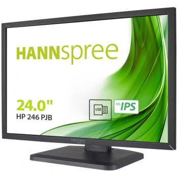 Hannspree Hanns.G HP 246 PJB pantalla para PC 61 cm (24") WUXGA LCD Plana Mate Negro HP246PJB