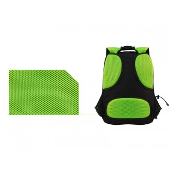 KEEP OUT GAMING BACKPACK BLACK-GREEN XL 17" BK7GXL