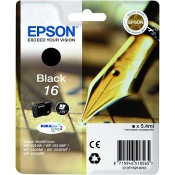 Epson Cartucho Epson 16 negro Negro C13T16214010