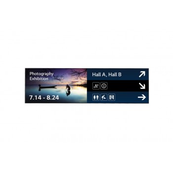 LG 88BH7D, 2,24 m (88"), 3840 x 1080 Pixeles, 700 