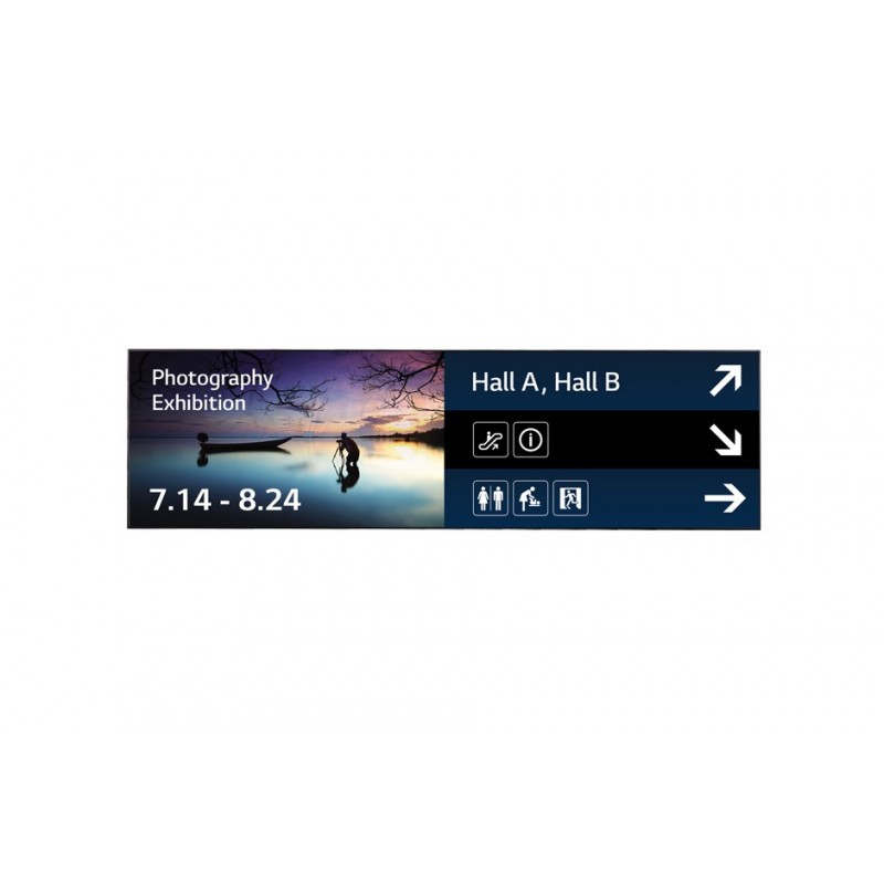 LG 88BH7D, 2,24 m (88"), 3840 x 1080 Pixeles, 700 
