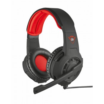 AURICULARES CON MICROFONO TRUST GAMING GXT 310 - SONIDO POTENTE - ALMOHADILLAS PARA LAS OREJAS - CAB 21187