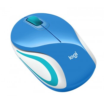 Logitech LGT-M187BU Óptico 1000 DPI Azul 910-002733