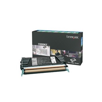 Toner LEXMARK C-530 Retornable Negro C5200KS