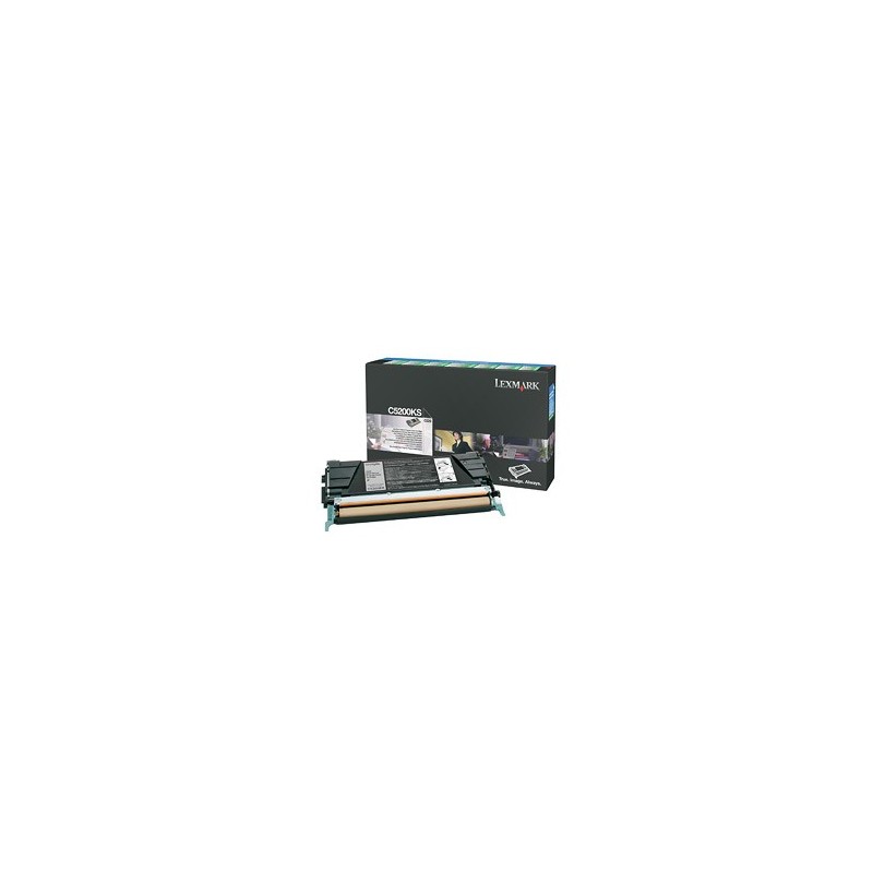 Toner LEXMARK C-530 Retornable Negro C5200KS