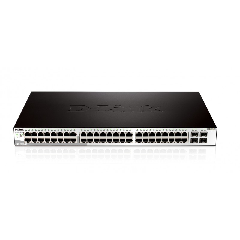D-Link DGS-1210-52 48 puertos RJ-45 10 100 1000Mbps Negro DGS-1210-52