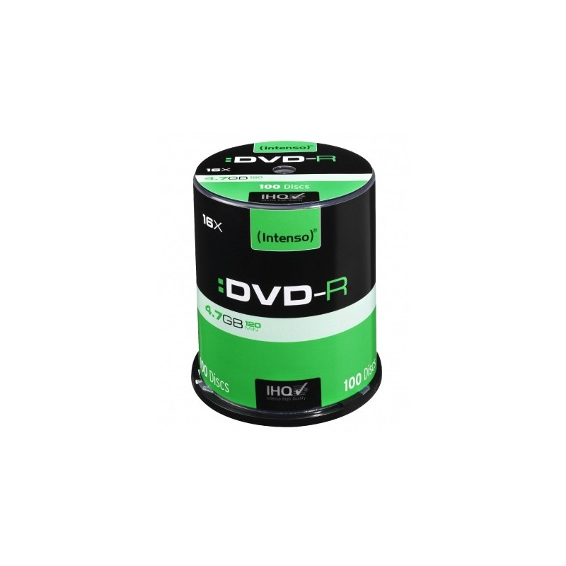 Intenso DVD-R 4.7GB, 4,7 GB, DVD-R, 100 pieza(s),  4101156