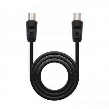 Nanocable 10.26.0202 cable coaxial 9.5 mm 9,5 mm 1,8 m Negro