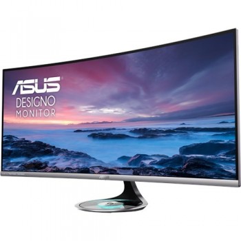 ASUS MX38VC pantalla para PC 95,2 cm (37.5") UltraWide Quad HD LED Curva Silver 90LM03B0-B01170