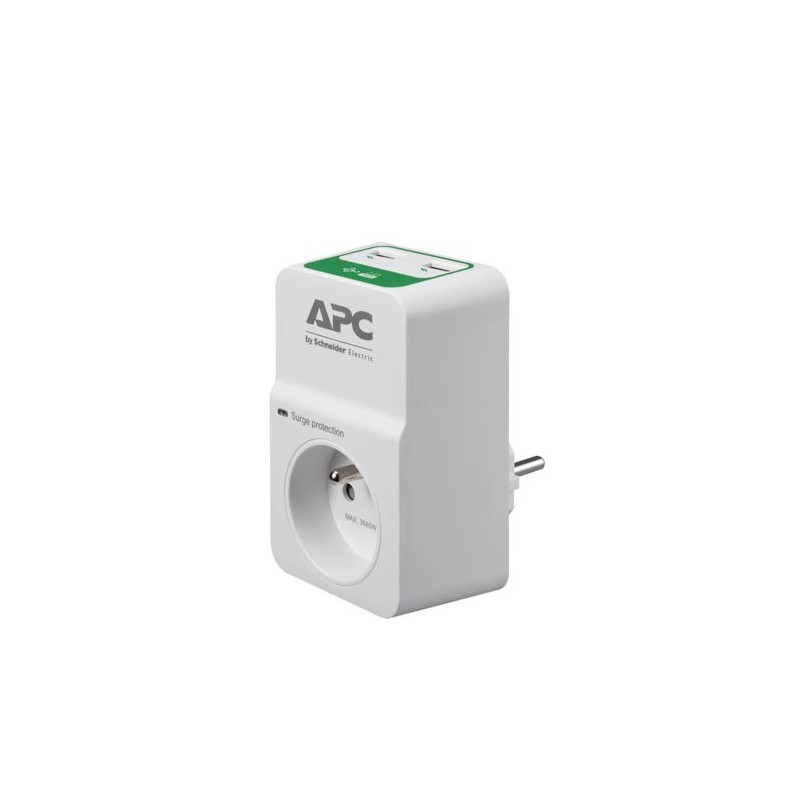 APC PM1WU2-FR limitador de tensión 1 salidas AC 230 V Blanco