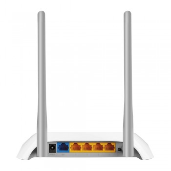 TP-LINK TL-WR840N cableado 4 puertos RJ-45 10,100 Gris, Blanco TL-WR840N