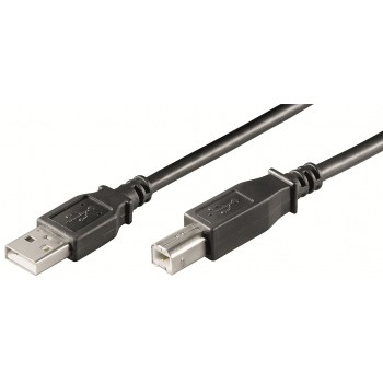 Ewent Cable USB 2.0 Tipo A Macho a Tipo B Macho. 3m EW-UAB-030